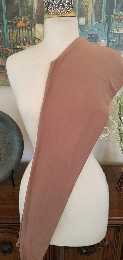 Solid cocoa leggings